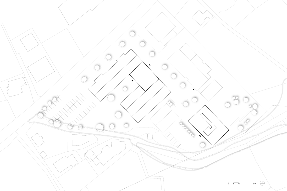 Unisono-Architekten-BZ-Wildschönau-Lageplan-1-500-©UNISONO