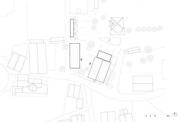 Unisono-Architekten-WB-Dorfzentrum-Ebbs-Lageplan-©UNISONO
