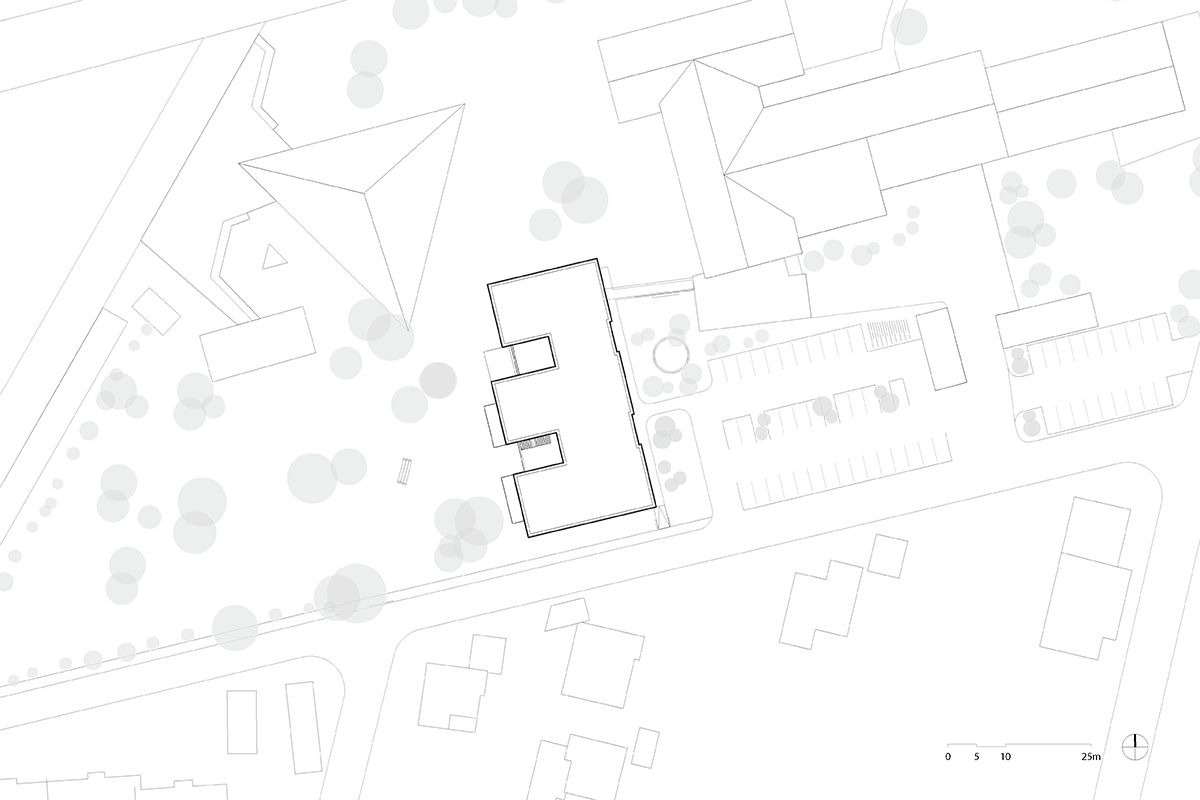Unisono-Architekten-Wettbewerb-Nußdorf-Lageplan-1-500-©UNISONO