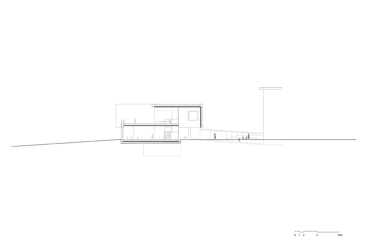 Unisono-Architekten-Wettbewerb-Nußdorf-Schnitt1-1-200-©UNISONO