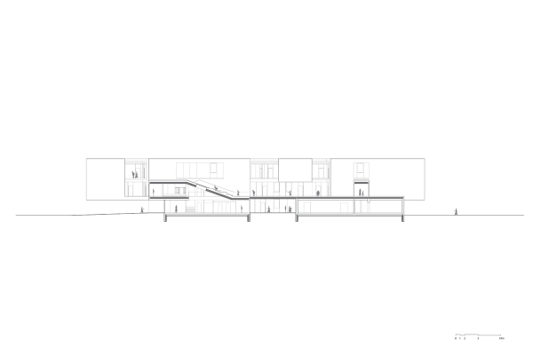Unisono-Architekten-Wettbewerb-Zell-am-See-Schnitt1-©UNISONO